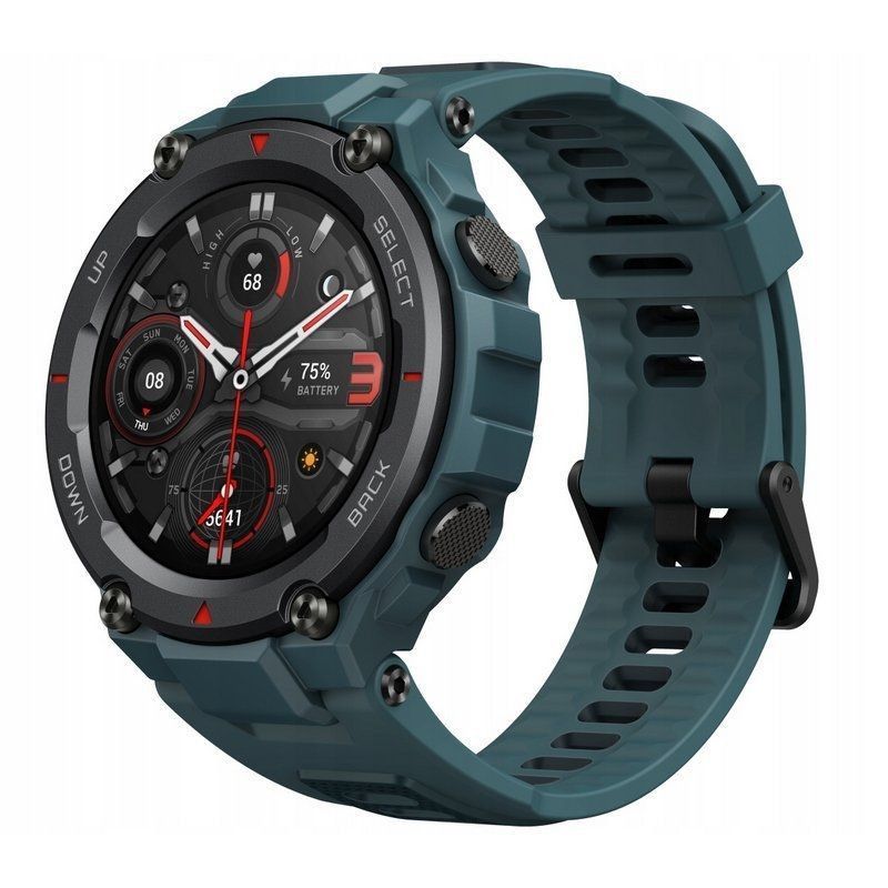 Smartwatch HUAMI Amazfit T-Rex Pro W2013OV2N - 1.3" · 360x360 · 10ATM · BT. 5.0 · Bat. 390mAh · Azul Acero
