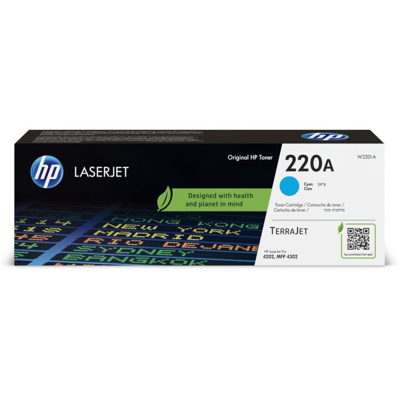 Toner Original HP 220A Cian - W2201A