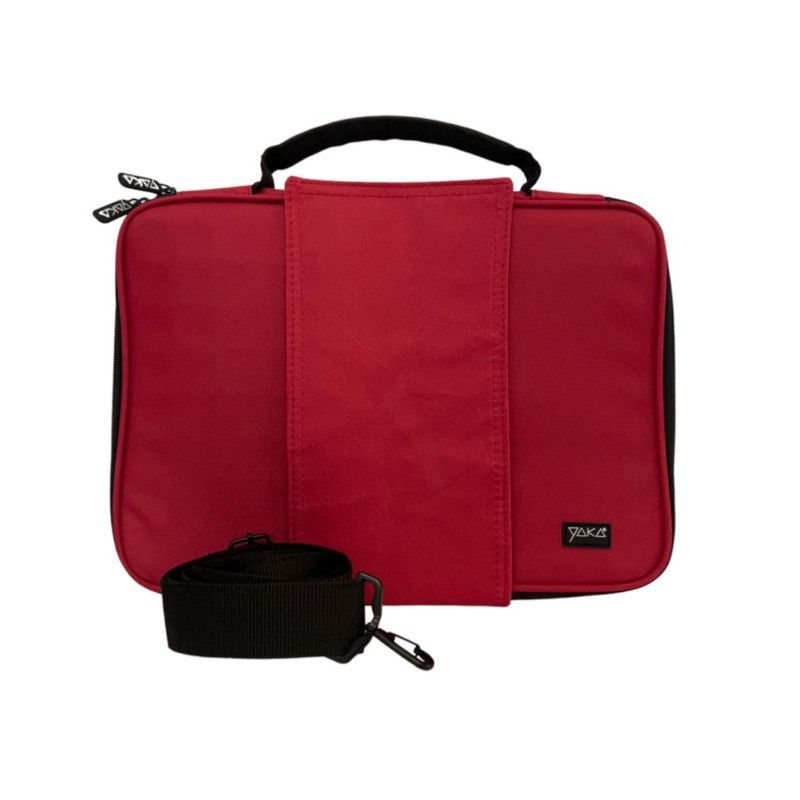 Maletín para Portátil YAKA YAKALAPT_133_RED - 13.3" · Nylon · Rojo