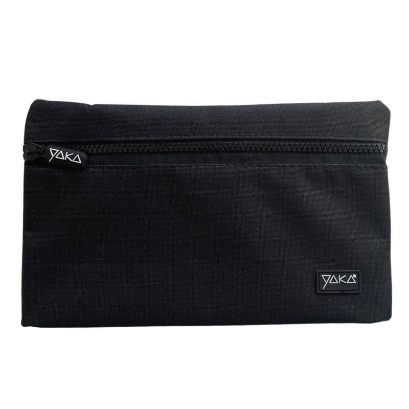 Estuche Rectangular YAKA YAKAPEN_BLK 3 en 1 - Negro