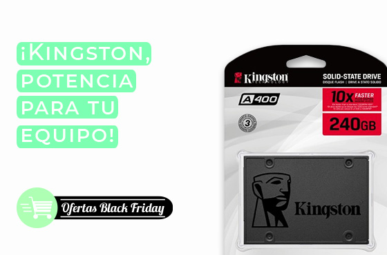 ¡Acelera tu mundo con Kingston! ⚡ Memoria y almacenamiento confiables. ¡Haz clic y potencia tu equipo!