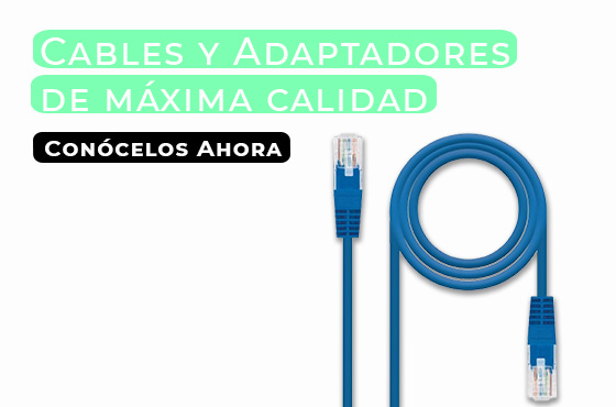 🔌 ¡La mejor selección de cables y adaptadores! ⚡ Haz clic y conecta todo.