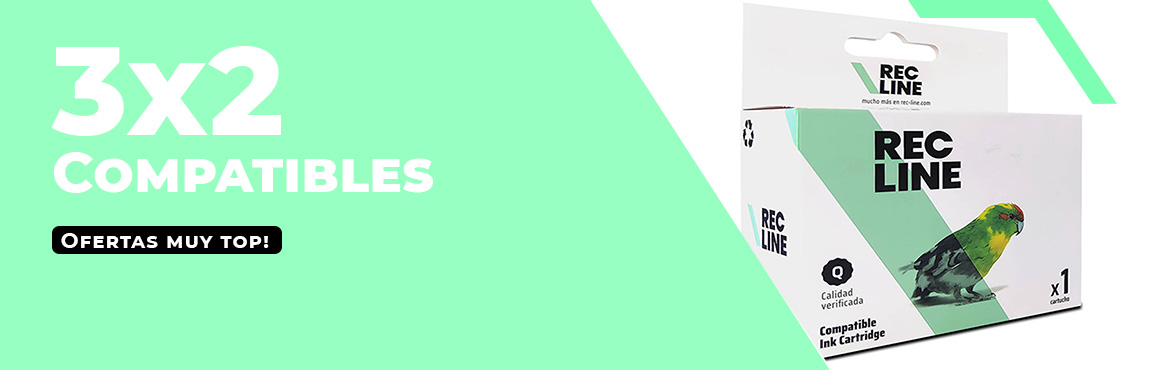¡Llévate 3x2 en cartuchos compatibles! ¡Haz clic y ahorra al instante!