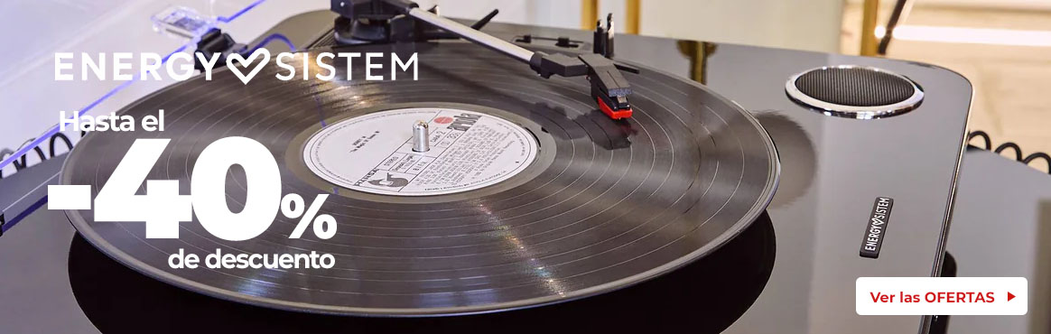 ¡Energy Sistem hasta -40%! Sube el volumen, baja el precio.