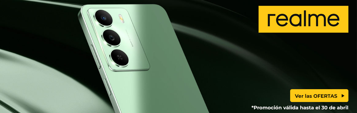 ¡Realme en promo! Potencia brutal, precio mínimo.