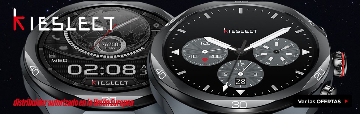 ¡Kieslect en oferta! Smartwatch premium, precio brutal